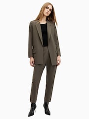 AllSaints Green Aleida Tri Blazer - Image 4 of 9