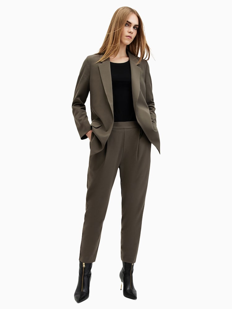 AllSaints Green Aleida Tri Blazer - Image 7 of 9