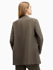 AllSaints Green Aleida Tri Blazer - Image 8 of 9