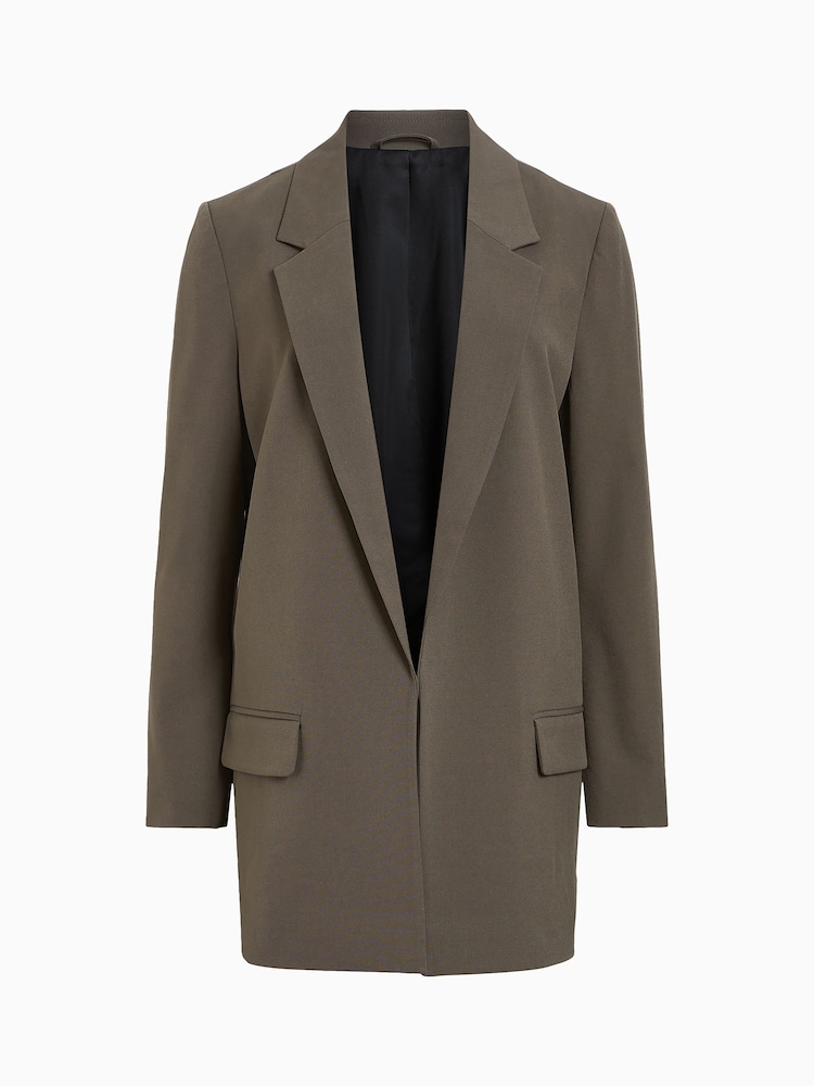 AllSaints Green Aleida Tri Blazer - Image 9 of 9