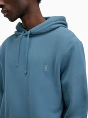 AllSaints Blue Sky Raven 100% Organic Cotton Hoodie - Image 2 of 5