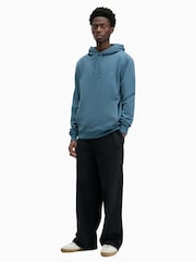 AllSaints Blue Sky Raven 100% Organic Cotton Hoodie - Image 3 of 5