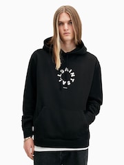 AllSaints Black Tierra Hoodie - Image 1 of 6