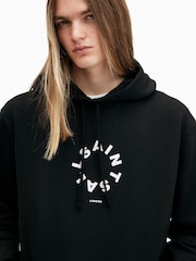 AllSaints Black Tierra Hoodie - Image 4 of 6