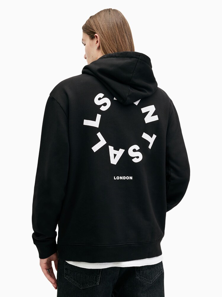 AllSaints Black Tierra Hoodie - Image 5 of 6