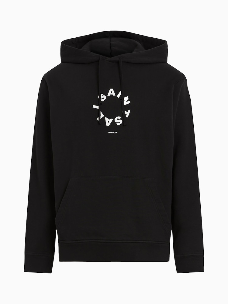 AllSaints Black Tierra Hoodie - Image 6 of 6