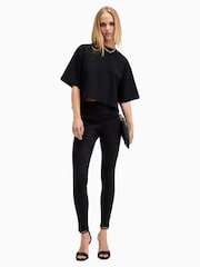 AllSaints Black Cora Sizeme Jeans - Image 1 of 7
