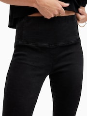 AllSaints Black Cora Sizeme Jeans - Image 3 of 7