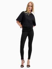 AllSaints Black Cora Sizeme Jeans - Image 4 of 7