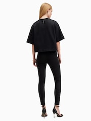 AllSaints Black Cora Sizeme Jeans - Image 6 of 7