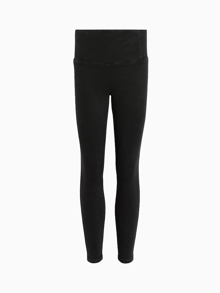 AllSaints Black Cora Sizeme Jeans - Image 7 of 7
