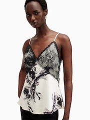 AllSaints White Camisole Top - Image 1 of 9