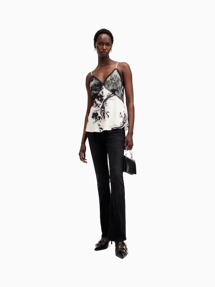 AllSaints White Camisole Top - Image 7 of 9
