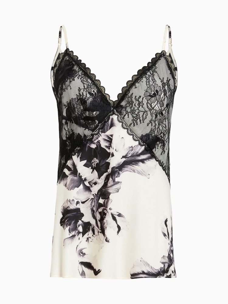 AllSaints White Camisole Top - Image 9 of 9