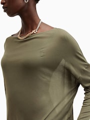 AllSaints Green Andi T-Shirt - Image 2 of 7