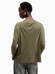 AllSaints Green Andi T-Shirt - Image 6 of 7
