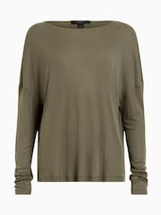 AllSaints Green Andi T-Shirt - Image 7 of 7