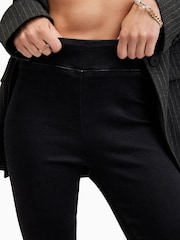 AllSaints Black Dani Sizeme Bootcut Jeans - Image 3 of 9