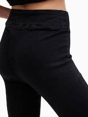 AllSaints Black Dani Sizeme Bootcut Jeans - Image 6 of 9