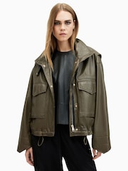 AllSaints Green Clay Jacket - Image 1 of 9