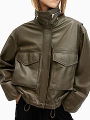 AllSaints Green Clay Jacket - Image 2 of 9