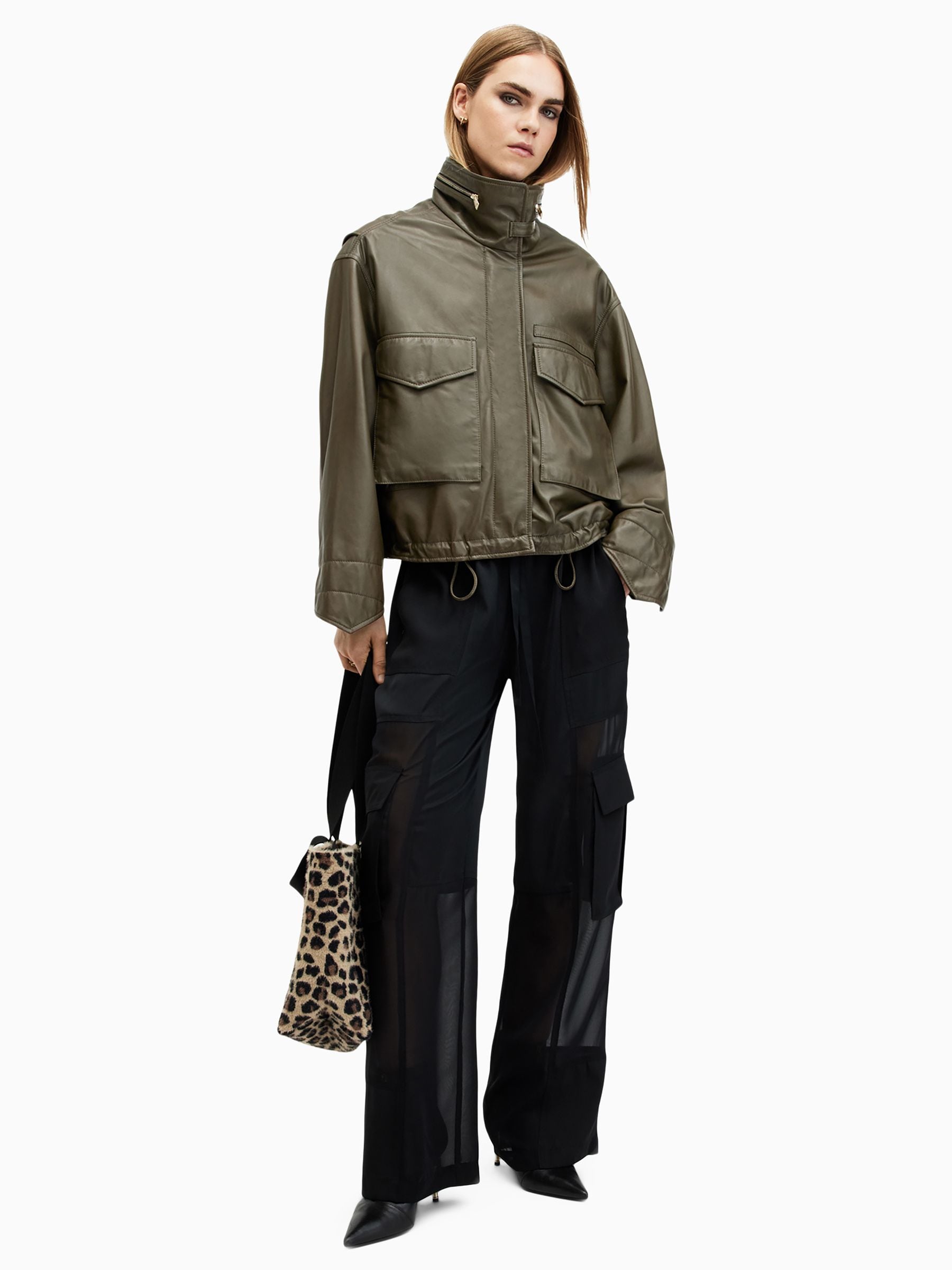 Buy AllSaints Green Clay Jacket from Next USA