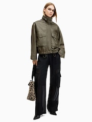 AllSaints Green Clay Jacket - Image 3 of 9