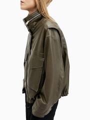 AllSaints Green Clay Jacket - Image 6 of 9
