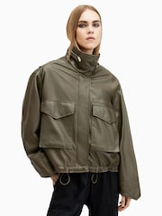 AllSaints Green Clay Jacket - Image 7 of 9