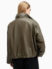 AllSaints Green Clay Jacket - Image 8 of 9