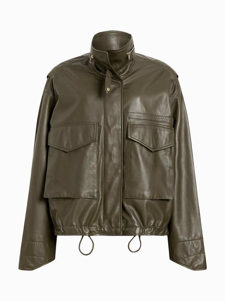 AllSaints Green Clay Jacket - Image 9 of 9
