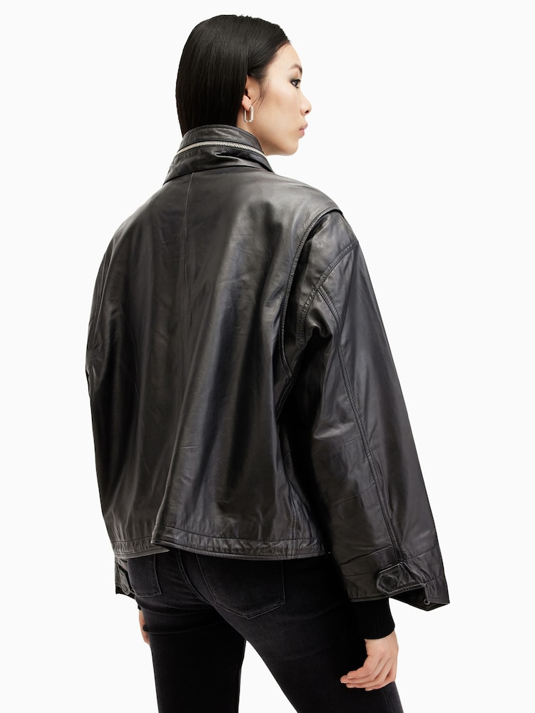 AllSaints Black Clay Jacket - Image 3 of 8