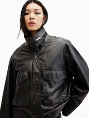 AllSaints Black Clay Jacket - Image 5 of 8