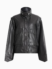 AllSaints Black Clay Jacket - Image 8 of 8