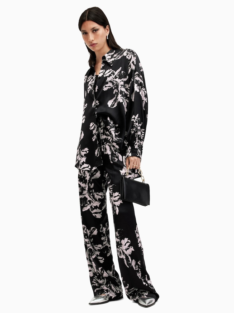 Camisa negra Charli de AllSaints - Imagen 1 de 8