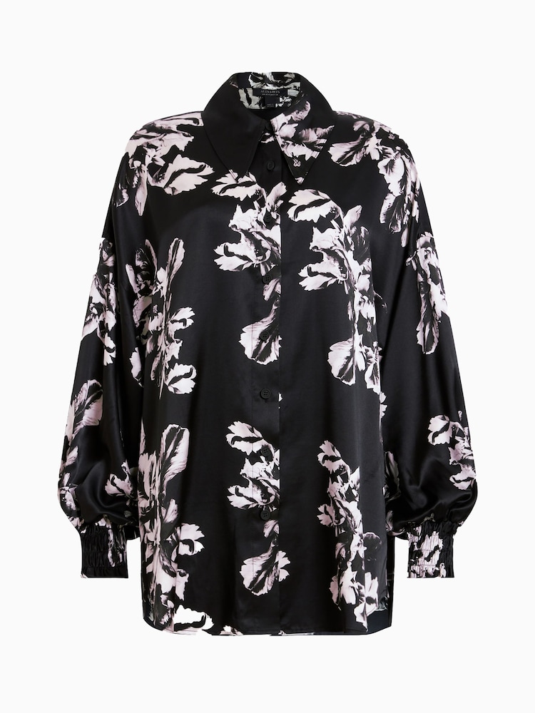 Camisa negra Charli de AllSaints - Imagen 8 de 8