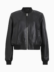 AllSaints Black Orten Bomber Jacket - Image 7 of 7