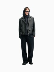 AllSaints Blue Underground Hoodie - Image 6 of 8