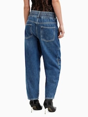 AllSaints Blue 100% Cotton Hailey Mae Jeans - Image 8 of 9