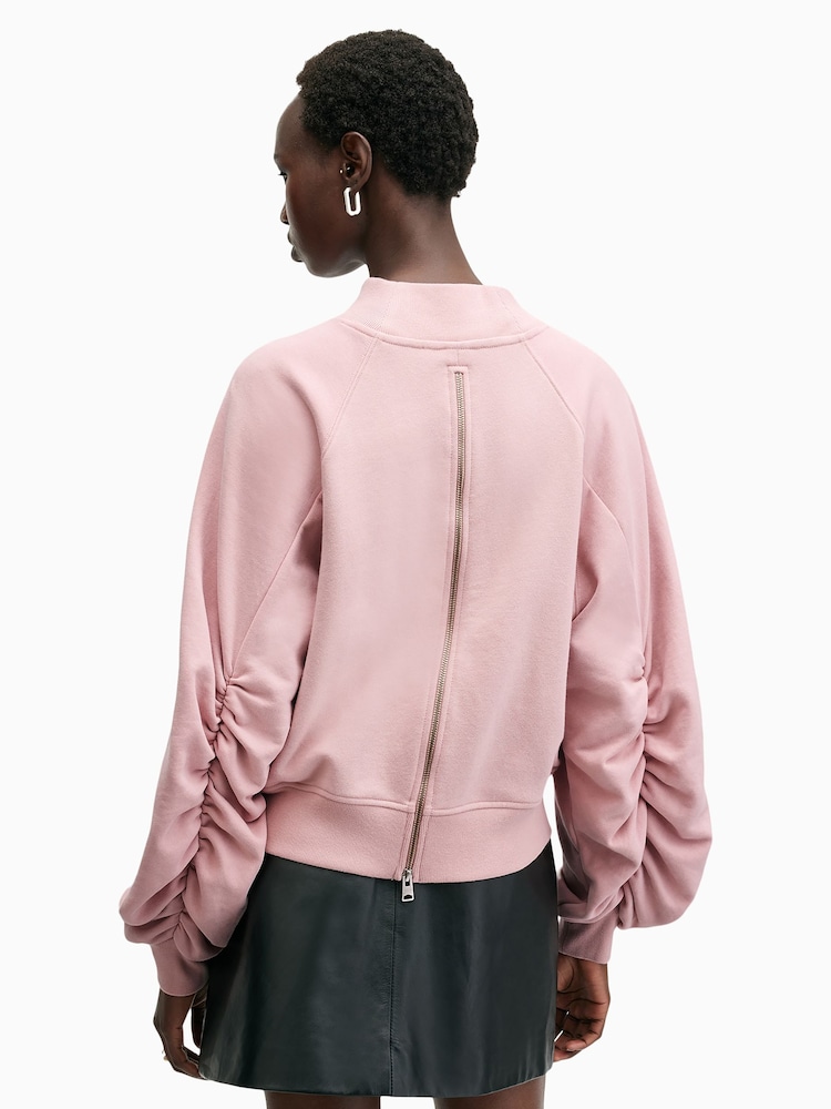AllSaints Pink Dana Jumper - Image 2 of 9