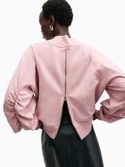 AllSaints Pink Dana Jumper - Image 4 of 9