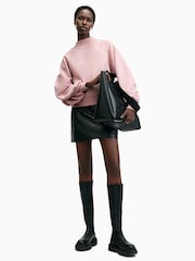 AllSaints Pink Dana Jumper - Image 5 of 9