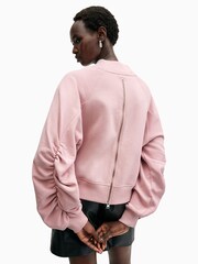 AllSaints Pink Dana Jumper - Image 8 of 9