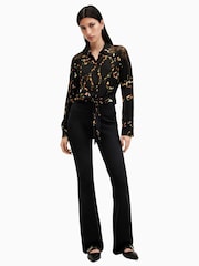 AllSaints Black Len Shirt - Image 3 of 7