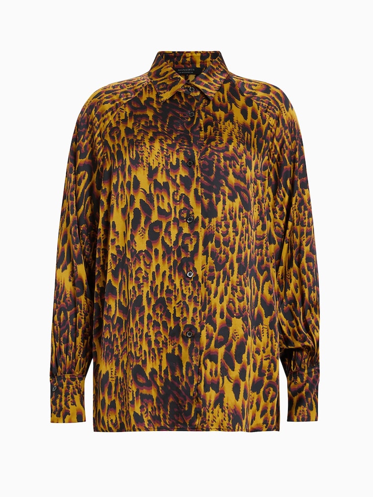 AllSaints Animal Oana Shirt - Image 6 of 6 AllSaints Animal Oana Shirt - Image 6 of 6