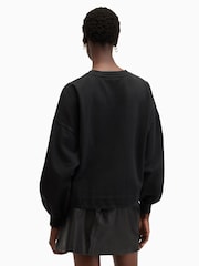 AllSaints Black Fleurir Lila T-Shirt - Image 6 of 7