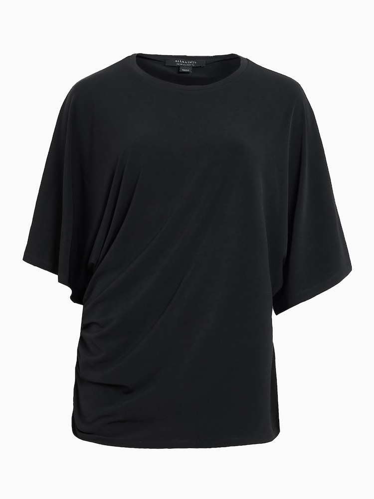 AllSaints Black Kali T-Shirt - Image 7 of 7