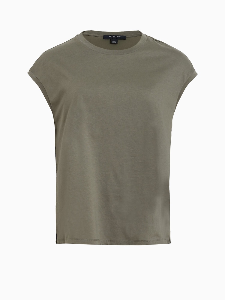 AllSaints Green Kalma Top - Image 8 of 8