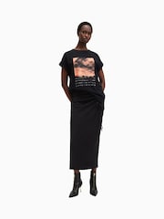 AllSaints Black Boy Liberte Imo T-Shirt - Image 3 of 7