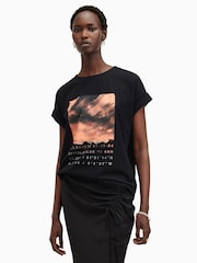 AllSaints Black Boy Liberte Imo T-Shirt - Image 5 of 7